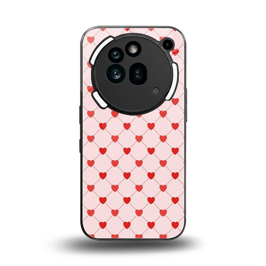Heartbeat back phone cover | glass case for nothing phone 3a pro