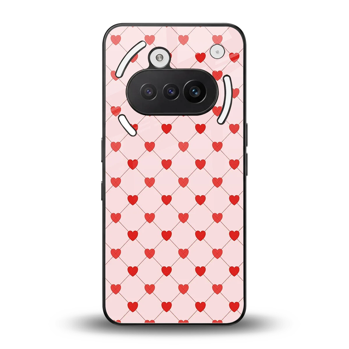 Heartbeat back phone cover | glass case for nothing phone 3a