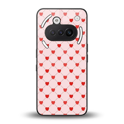 Heartbeat back phone cover | glass case for nothing phone 3a