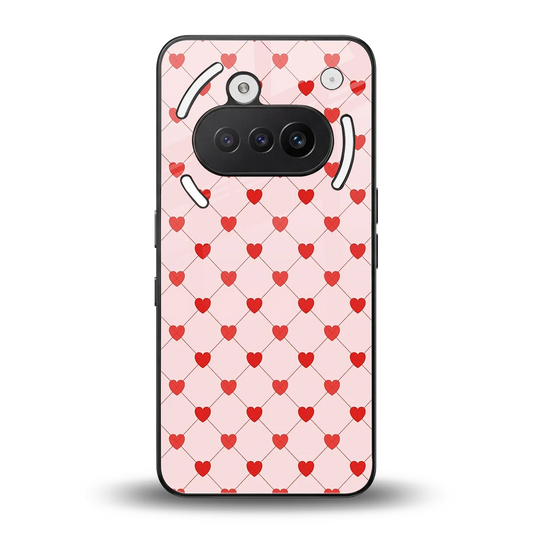 Heartbeat back phone cover | glass case for nothing phone 3a