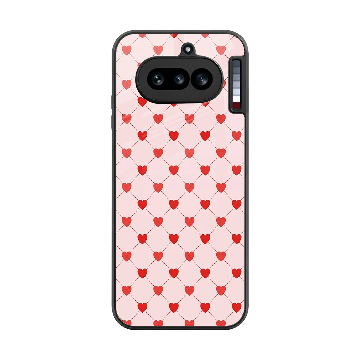 Heartbeat back phone cover | glass case for nothing phone 4a