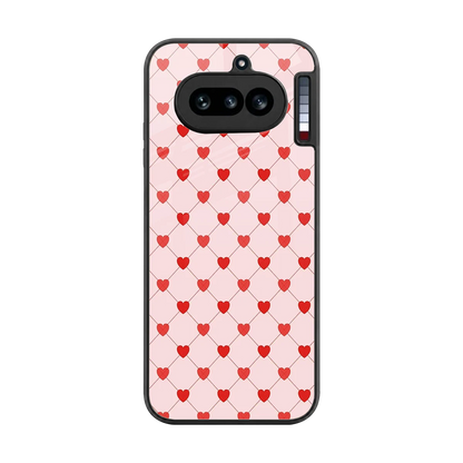 Heartbeat back phone cover | glass case for nothing phone 4a
