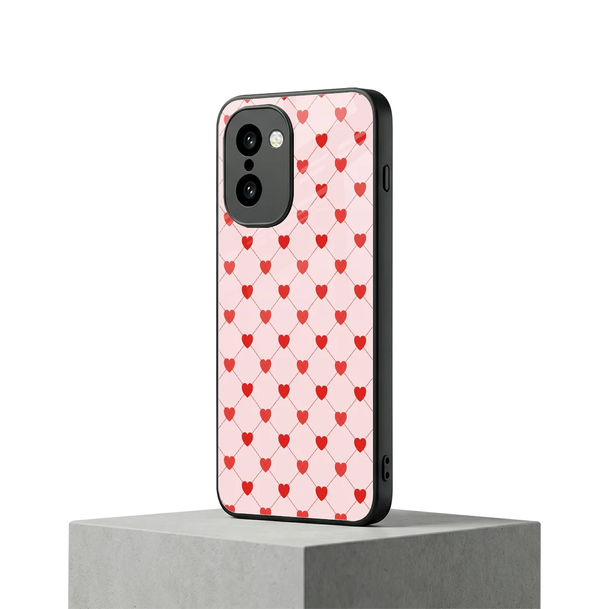 Heartbeat oneplus 15r mobile cover | shockproof glass phone case