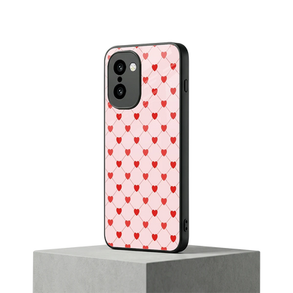 Heartbeat oneplus 15r mobile cover | shockproof glass phone case