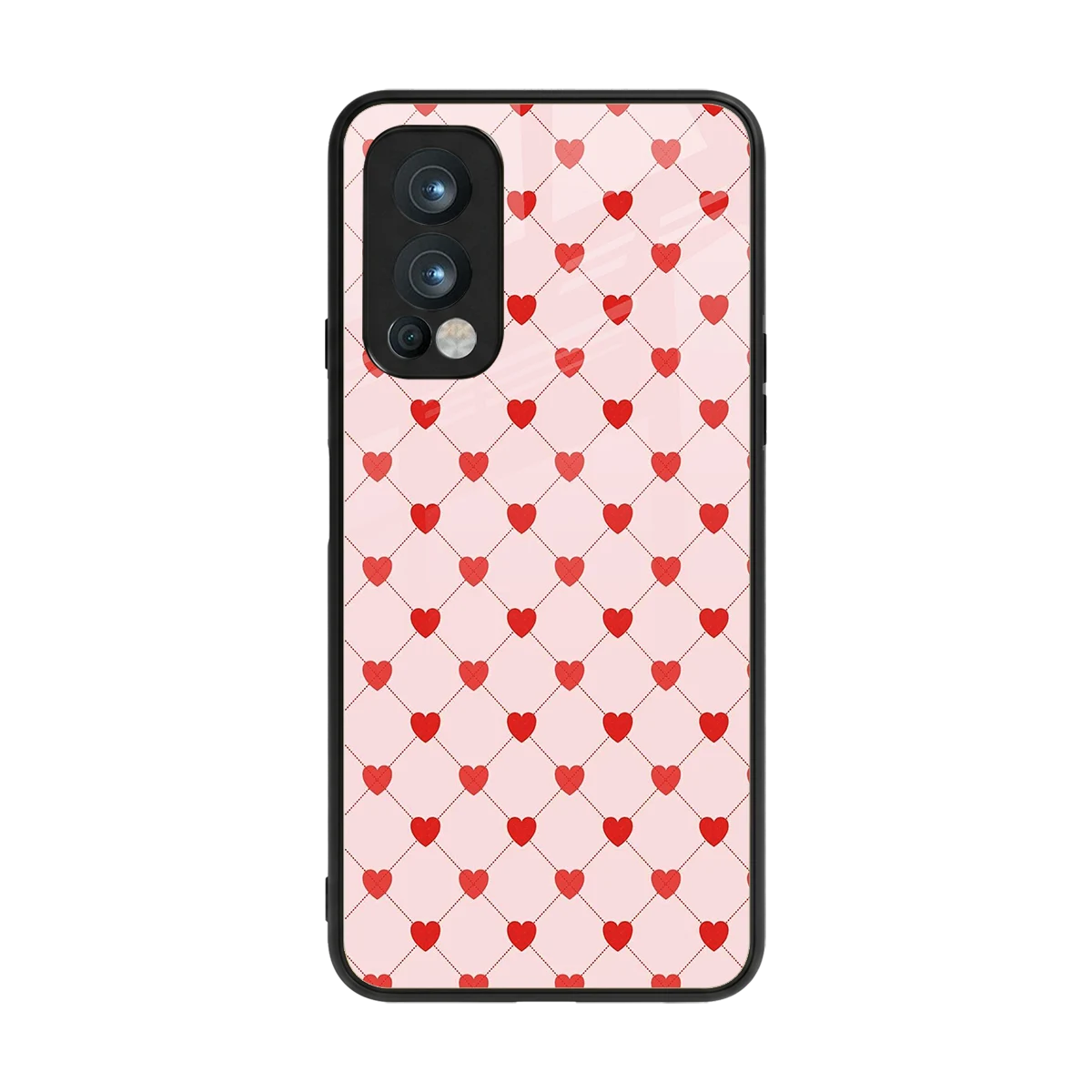 Heartbeat back phone cover | glass case for oneplus nord 2
