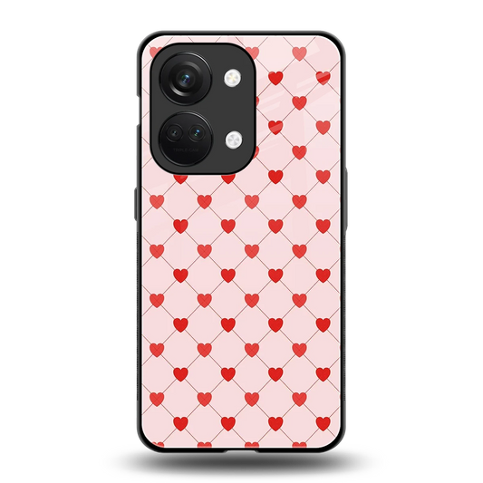 Heartbeat back phone cover | glass case for oneplus nord 3
