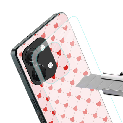 Heartbeat stylish phone case for oneplus nord 3 | glossy glass and slim fit