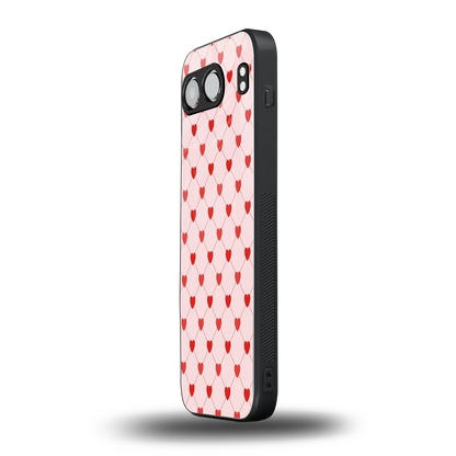 Heartbeat oneplus nord 4 mobile cover | shockproof glass phone case