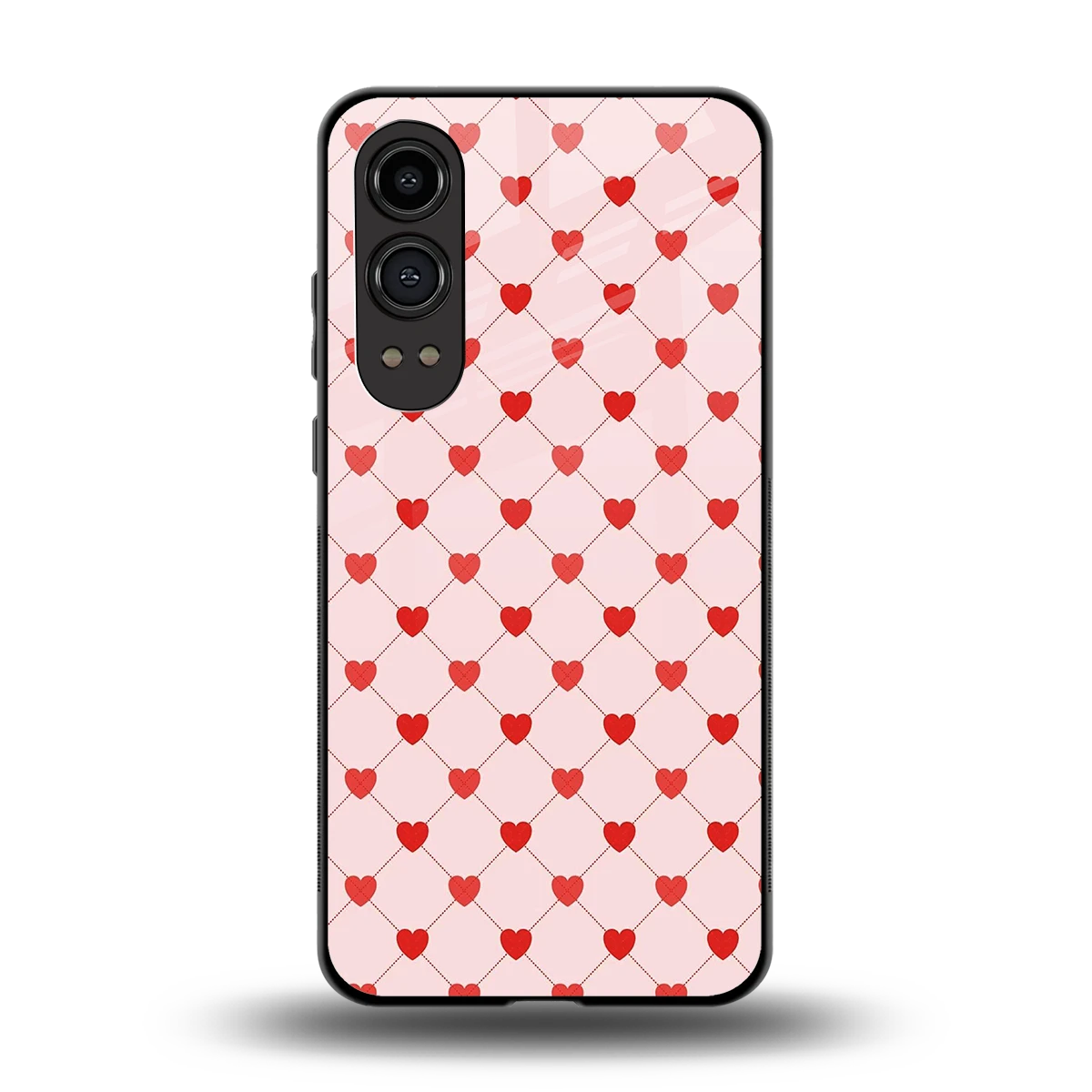 Heartbeat back phone cover | glass case for oneplus nord ce 4 lite