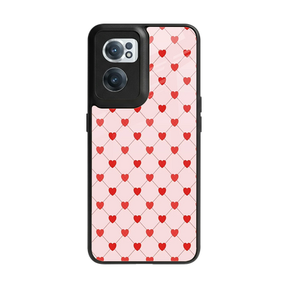 Heartbeat back phone cover | glass case for oneplus nord ce 2