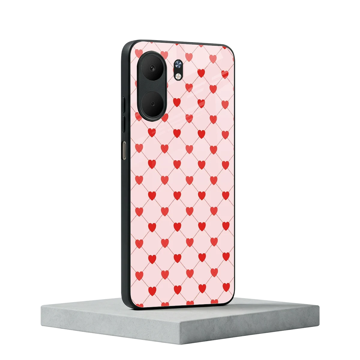 Heartbeat oppo a5x 5g mobile cover | shockproof glass phone case