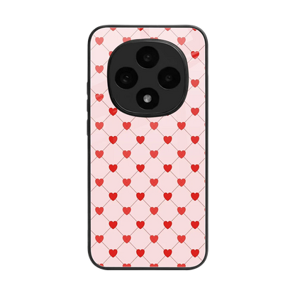 Heartbeat back phone cover | glass case for oppo f31 pro 5g
