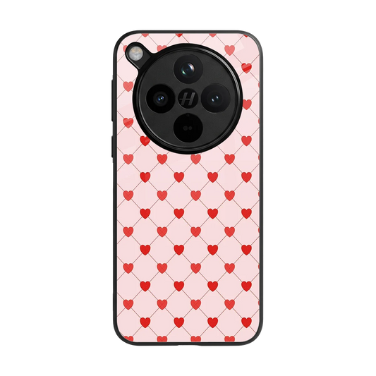 Heartbeat back phone cover | glass case for oppo find x8