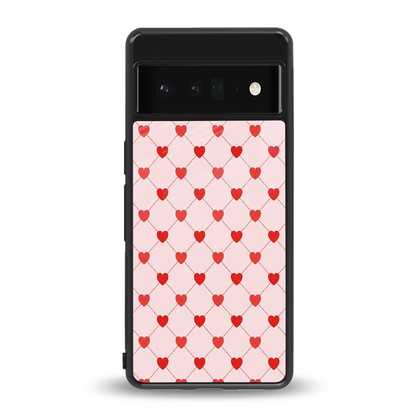 Heartbeat back phone cover | glass case for google pixel 6 pro