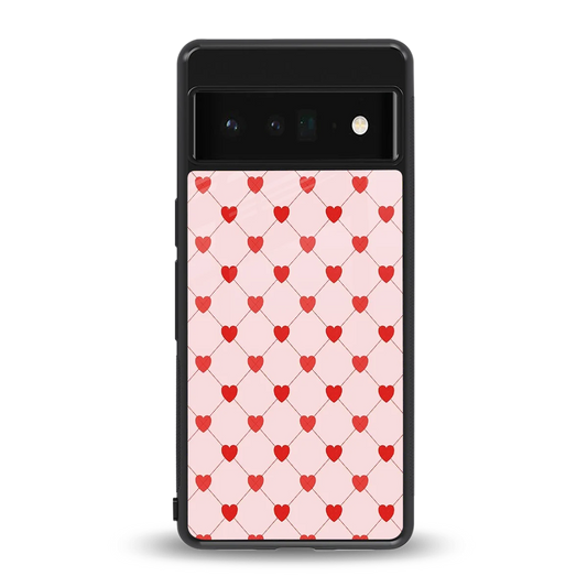 Heartbeat back phone cover | glass case for google pixel 6 pro