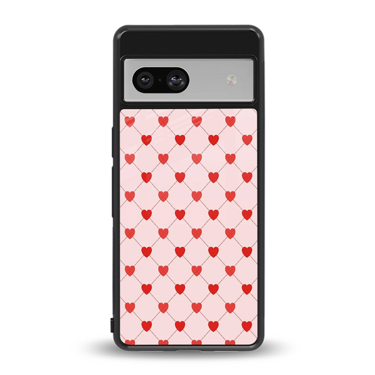 Heartbeat back phone cover | glass case for google pixel 7