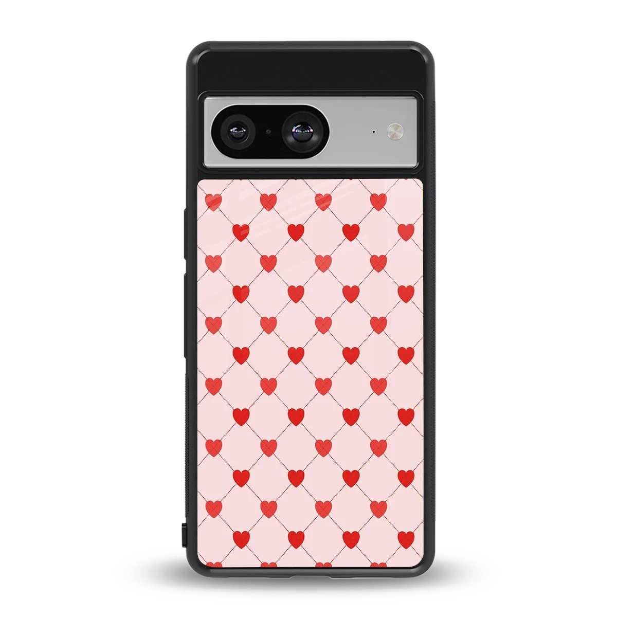Heartbeat back phone cover | glass case for google pixel 8