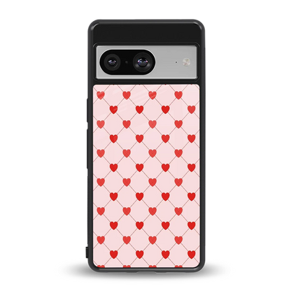 Heartbeat back phone cover | glass case for google pixel 8
