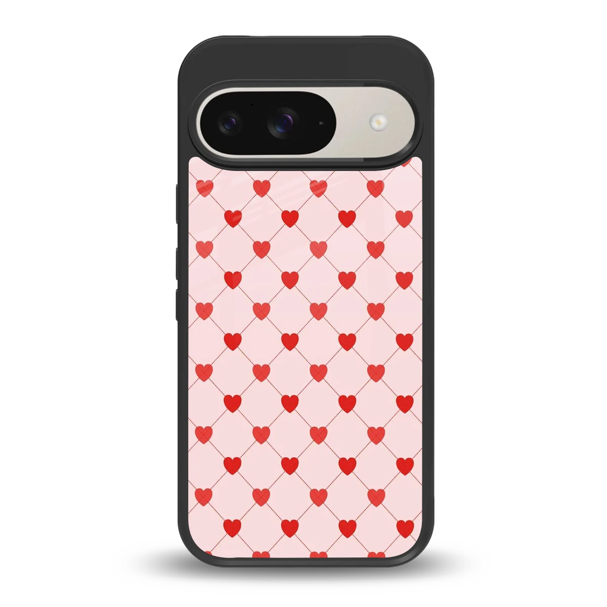 Heartbeat back phone cover | glass case for google pixel 9