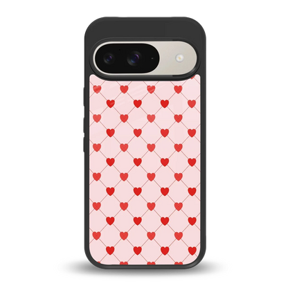 Heartbeat back phone cover | glass case for google pixel 9