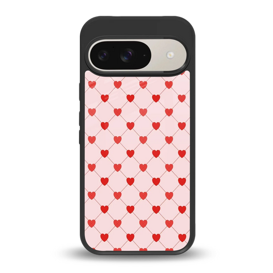 Heartbeat back phone cover | glass case for google pixel 9