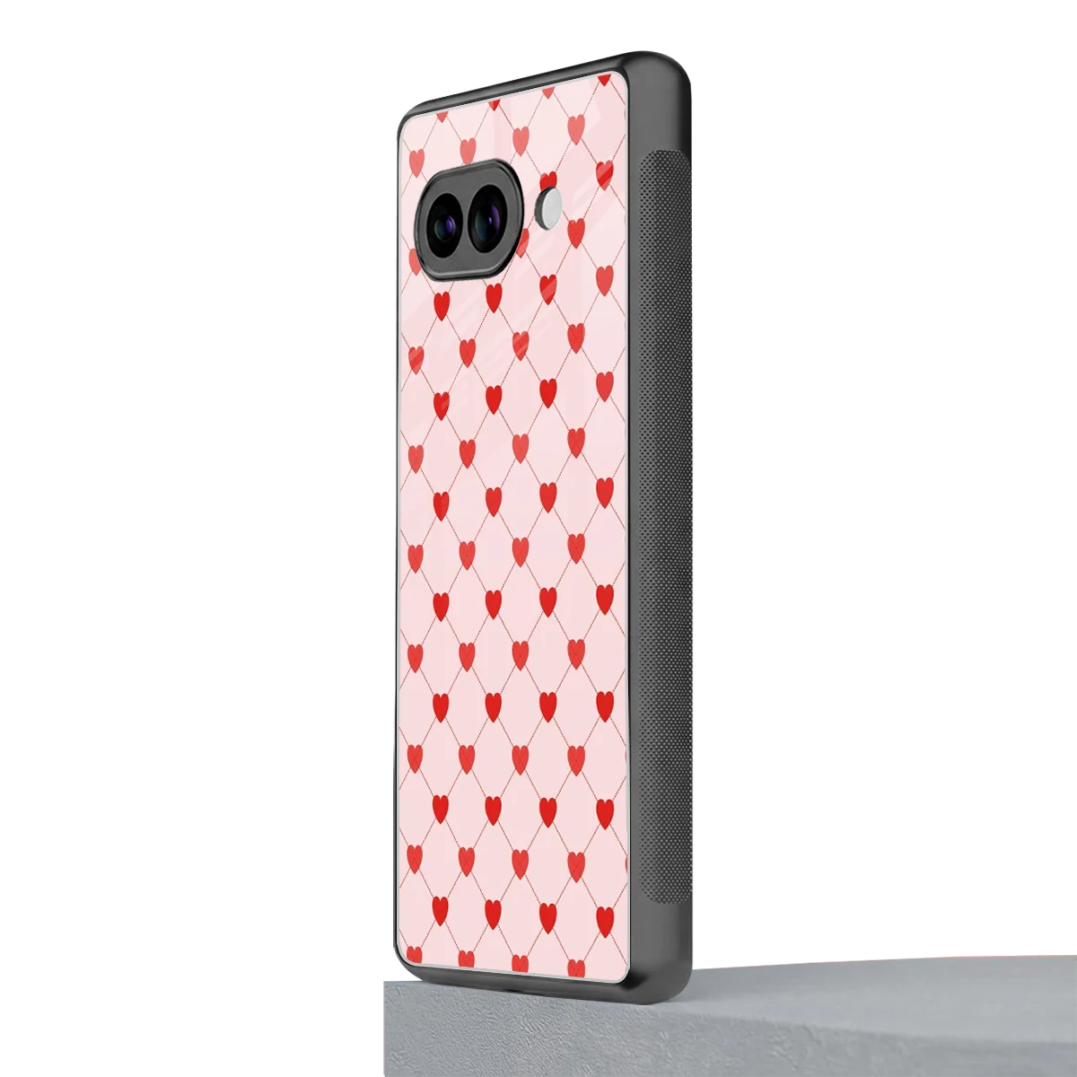 Heartbeat google pixel 10a mobile cover | shockproof glass phone case