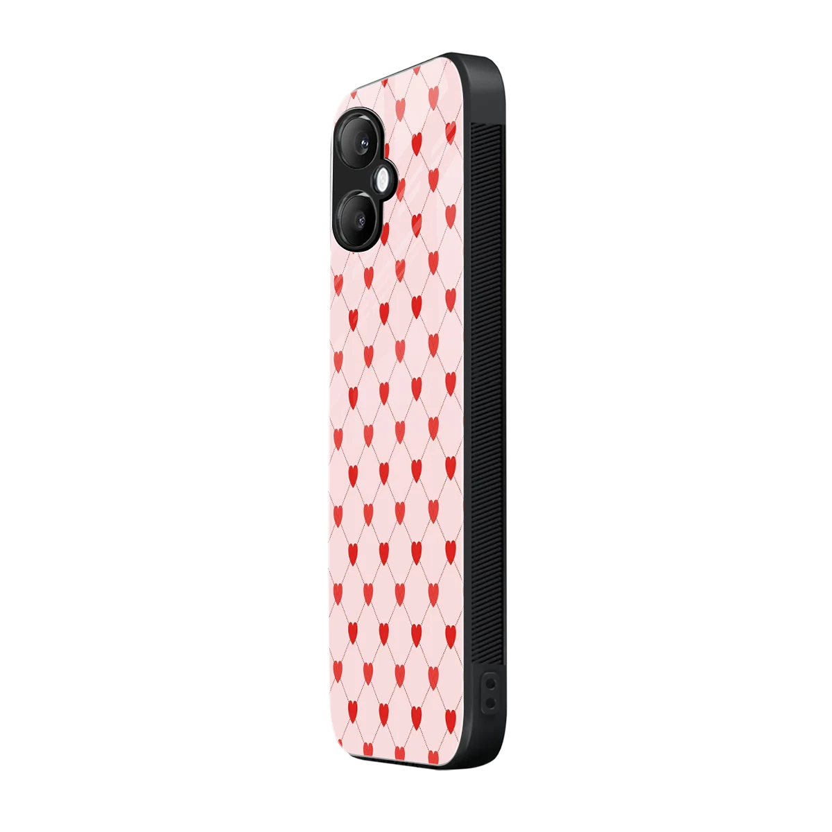 Heartbeat samsung galaxy a06 5g mobile cover | shockproof glass phone case