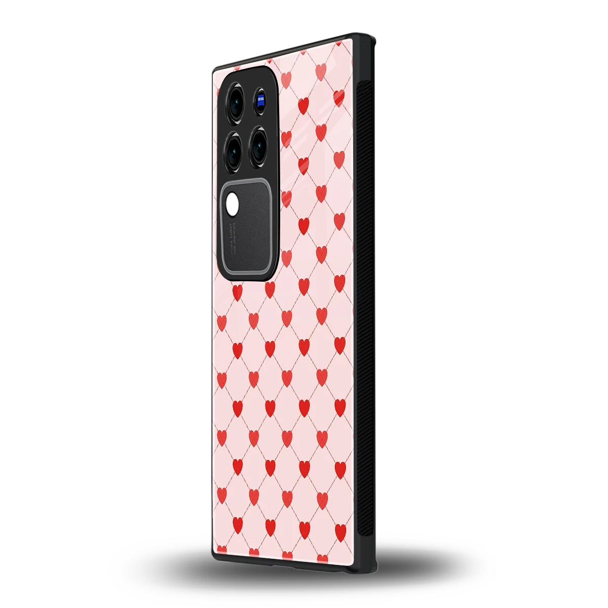 Heartbeatvivo v30 pro mobile cover | shockproof glass phone case