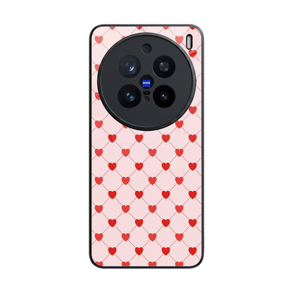 Heartbeat back phone cover | glass case for vivo x200 pro