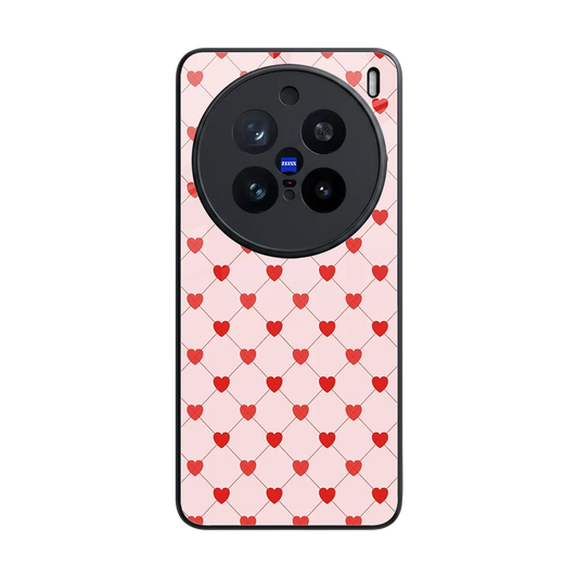 Heartbeat back phone cover | glass case for vivo x200 pro