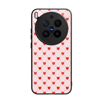 Heartbeat back phone cover | glass case for vivo x300 pro