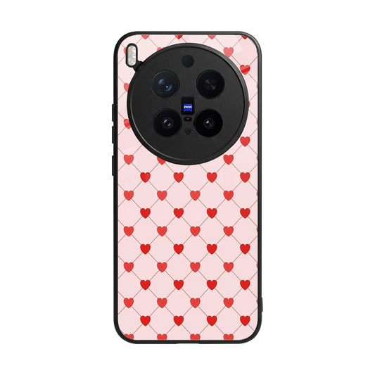 Heartbeat back phone cover | glass case for vivo x300 pro