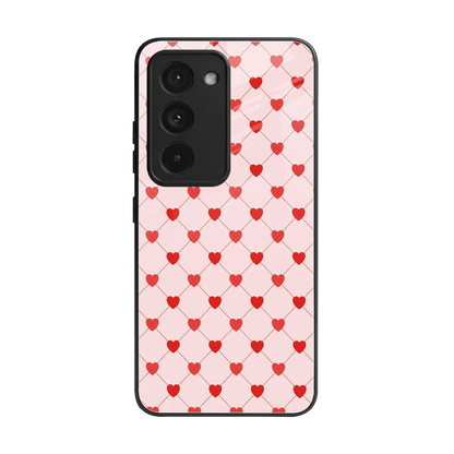 Heartbeat back phone cover | glass case for redmi 15 5g