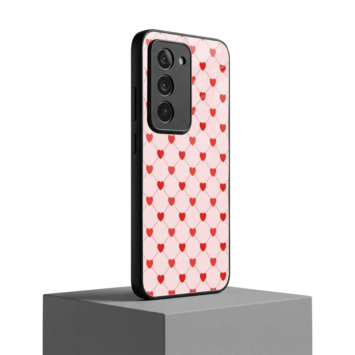 Heartbeat redmi 15 5g mobile cover | shockproof glass phone case