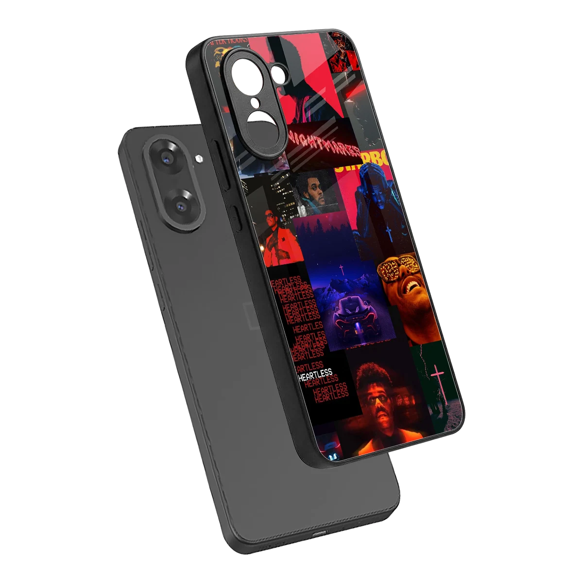 Heartless Vibes sleek oneplus nord ce5 5g cover with tempered glass back and TPU edges