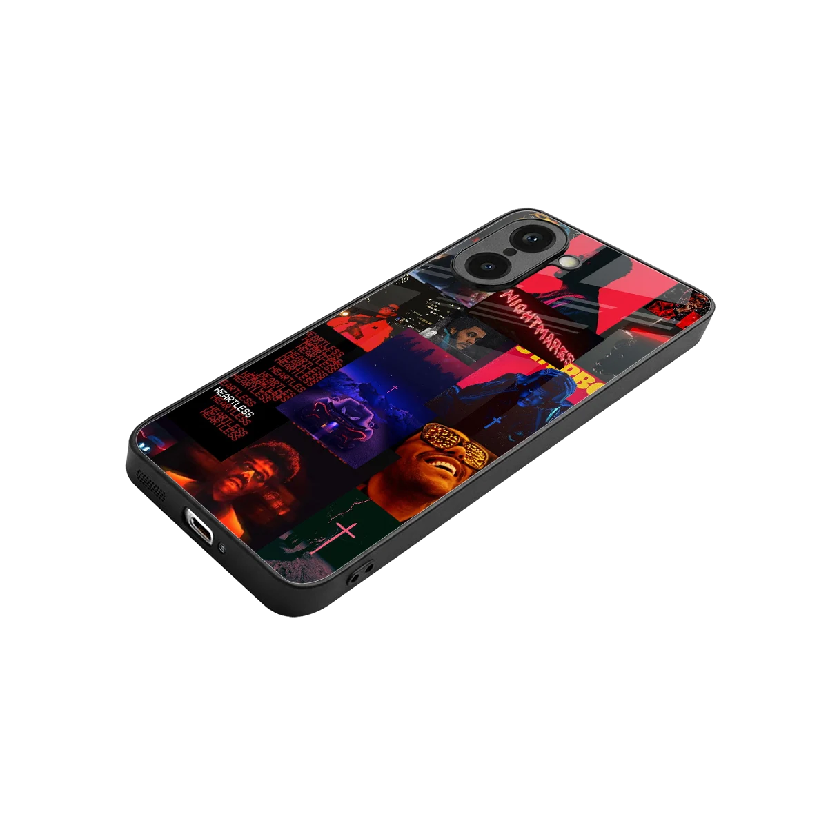 Heartless Vibes stylish phone case for oneplus nord ce5 5g | glossy glass and slim fit