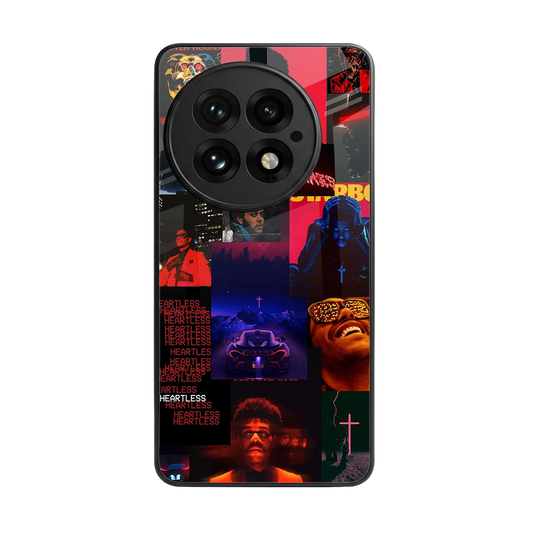Heartless Vibes back phone cover | glass case for oneplus 13