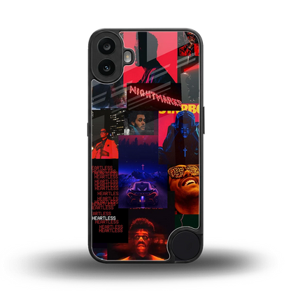 Heartless Vibes back phone cover | glass case for cmf nothing phone 1