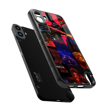 Heartless Vibes sleek cmf nothing phone 1 cover with tempered glass back and TPU edges