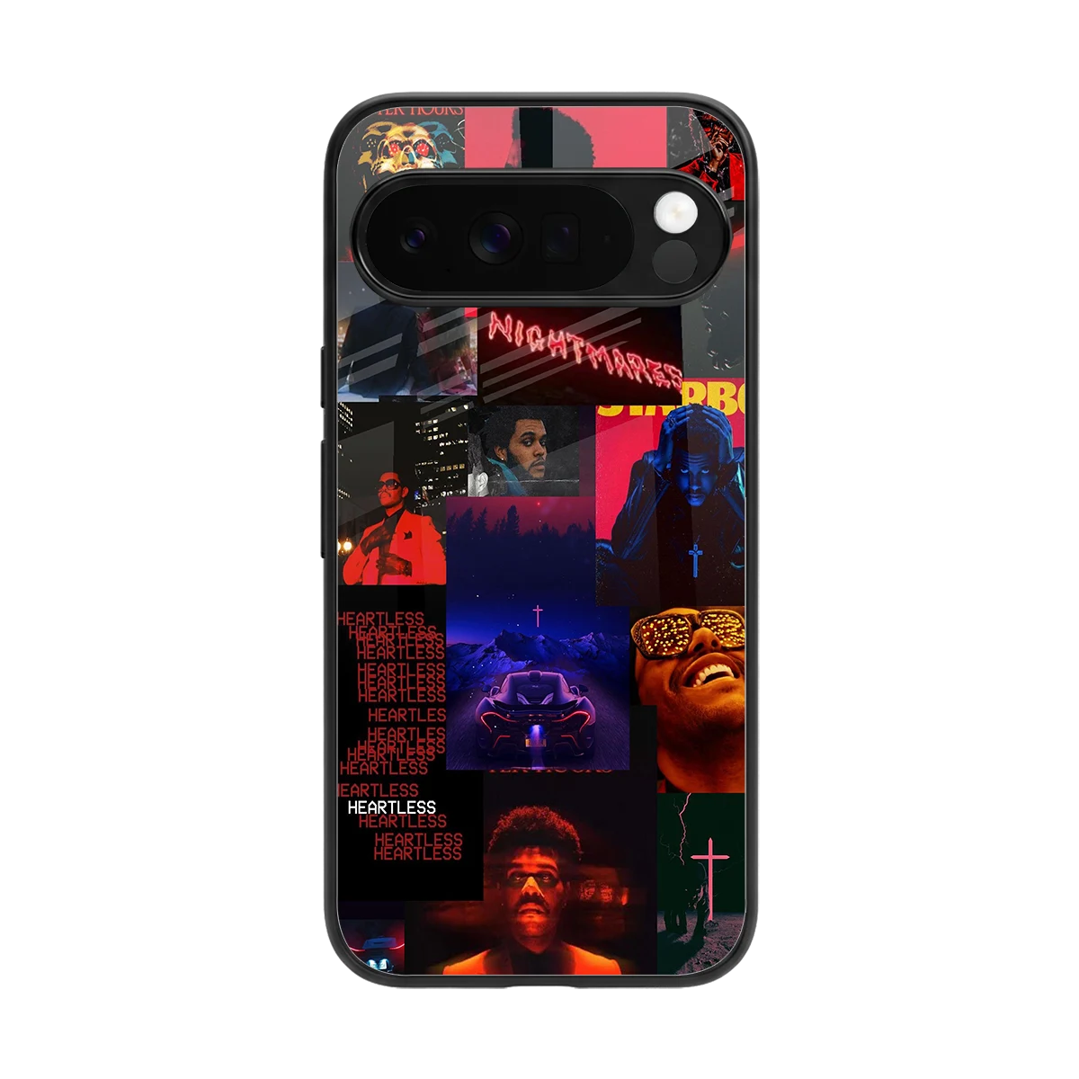 Heartless Vibes back phone cover | glass case for google pixel 10 pro xl