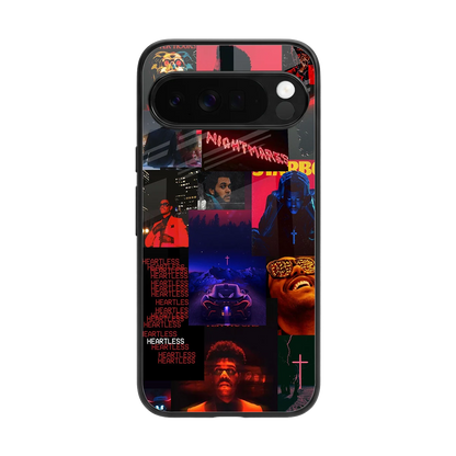 Heartless Vibes back phone cover | glass case for google pixel 10 pro xl
