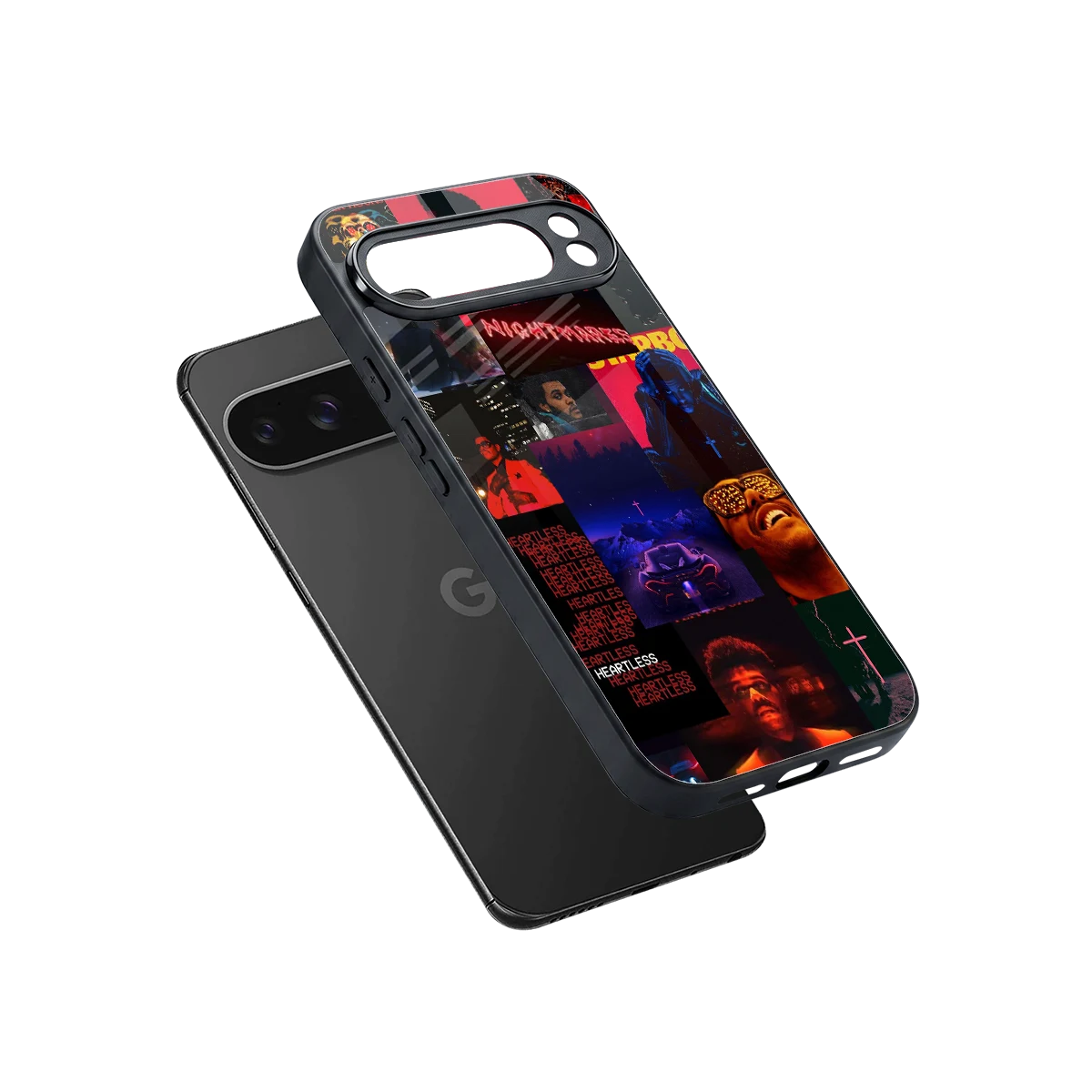 Heartless Vibes sleek google pixel 10 pro xl cover with tempered glass back and TPU edges