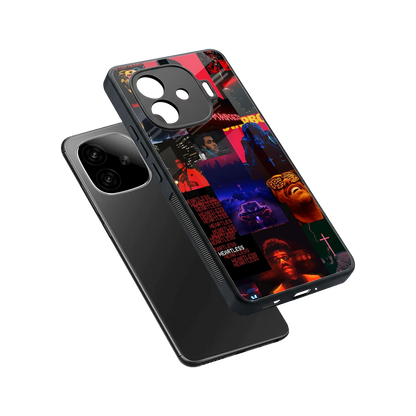 Heartless Vibes sleek iqoo neo 10r 5g cover with tempered glass back and TPU edges