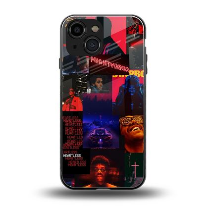 Heartless Vibes back phone cover | glass case for iphone 13 mini