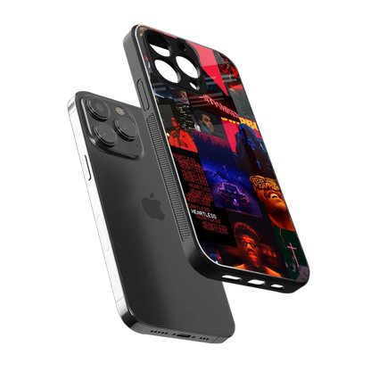 Heartless Vibes sleek iphone 13 pro max cover with tempered glass back and TPU edges