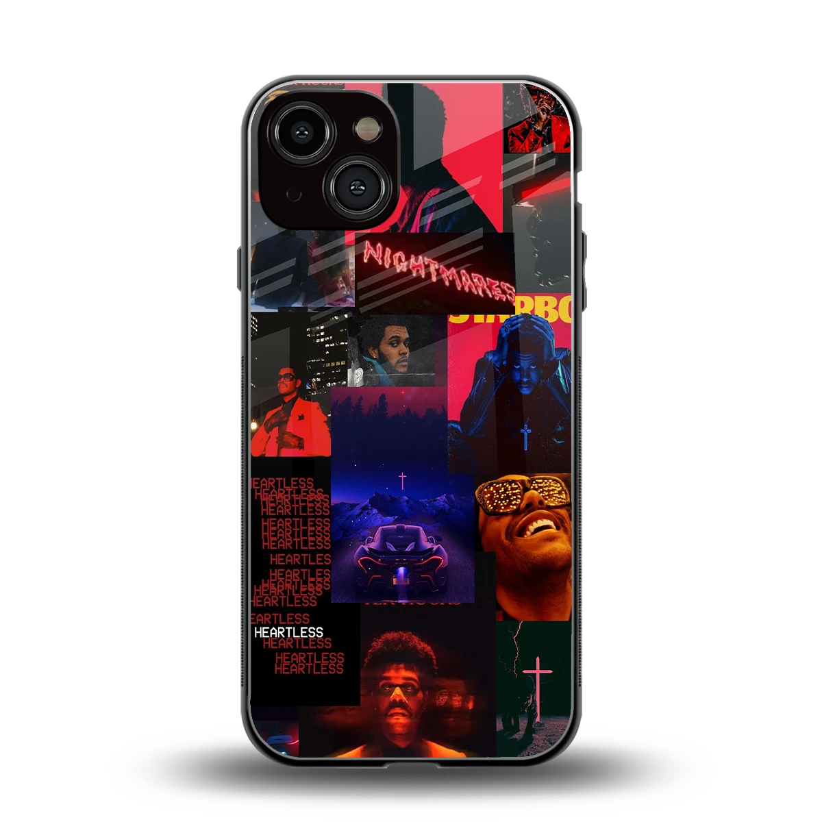 Heartless Vibes back phone cover | glass case for iphone 13