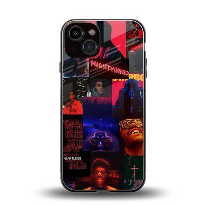 Heartless Vibes back phone cover | glass case for iphone 13