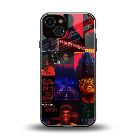 Heartless Vibes back phone cover | glass case for iphone 14