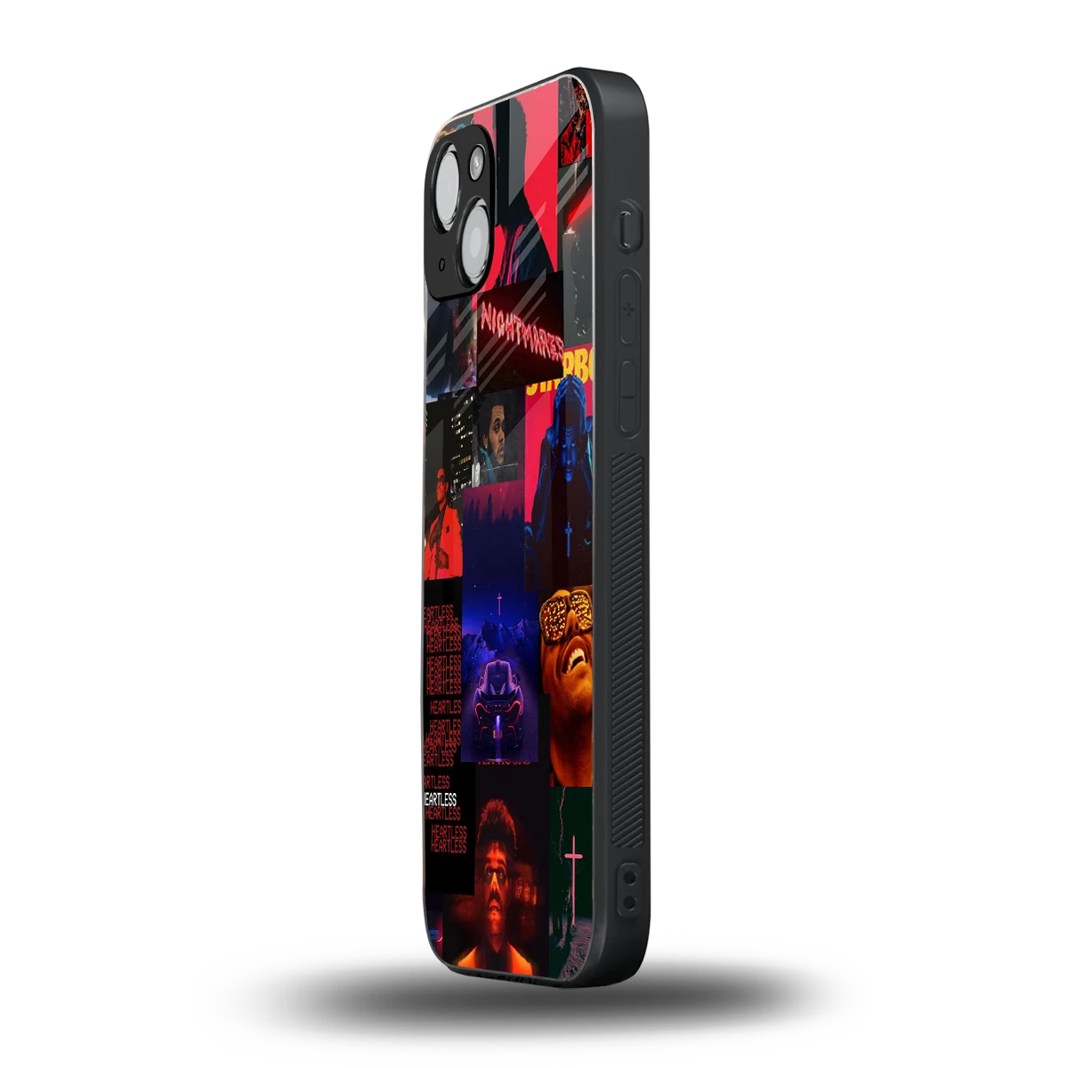 Heartless Vibes iphone 14 plus mobile cover | shockproof glass phone case