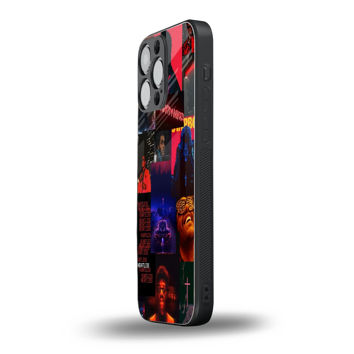 Heartless Vibes iphone 15 pro max mobile cover | shockproof glass phone case